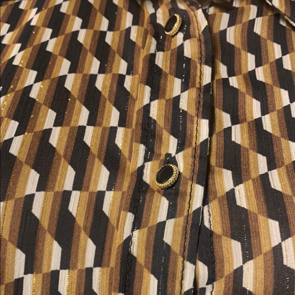 Chic Patterned Dress - image 5